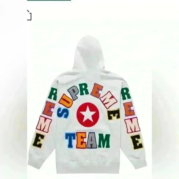 Supreme Jackets & Blazers - Supreme Team Chenille Hooded Sweatshirt